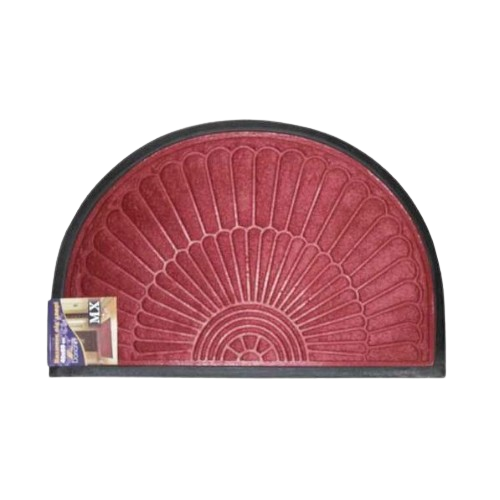 Килимок придверний MX 40*60см півколо бордовий Дариана Житомир - фото 1