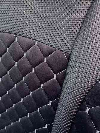 Чехлы-накидки передние из перфорированной экокожи, комплект 2 шт. Киев