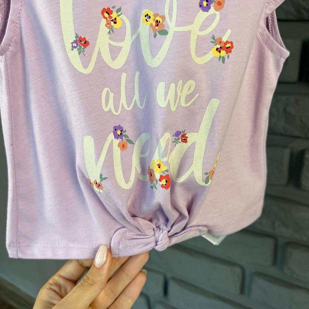 Дитяча Футболка для Дівчаток LC Waikiki Бузкова 12-18міс (80-86см) Київ - фото 3