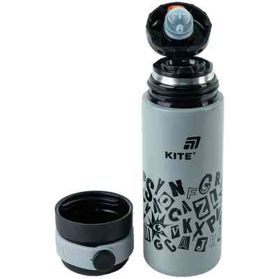 Термос Kite 500 мл, сірий (K25-1222-2) Вінниця