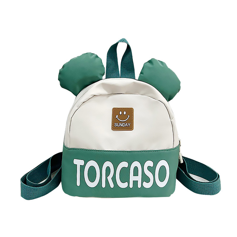 Детский рюкзак TD-620 на одно отделение с ремешком и ушками Green Киев - изображение 1