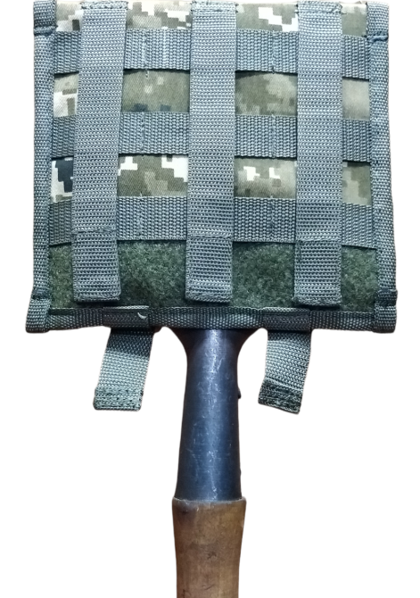 Чехол для лопаты лопатный подсумок 20*21 см с системой молли универсальный тактический Одесса - изображение 11