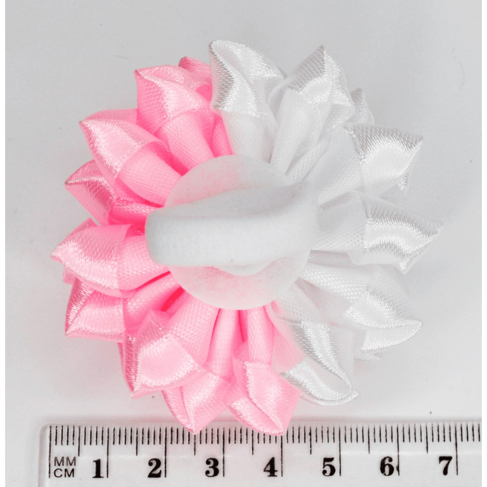 Набір резинок для волосся 0108-345, 10 штук, з бантом-квіткою Вінниця - фото 2