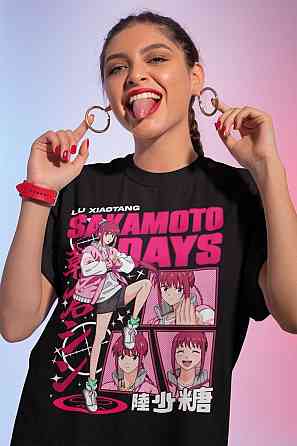 Футболка для мальчика аниме Аниме Винтаге Спекиал Манга оверсайз (рост от 165 до 180 ) Черний AnimeJ0518m Днепр