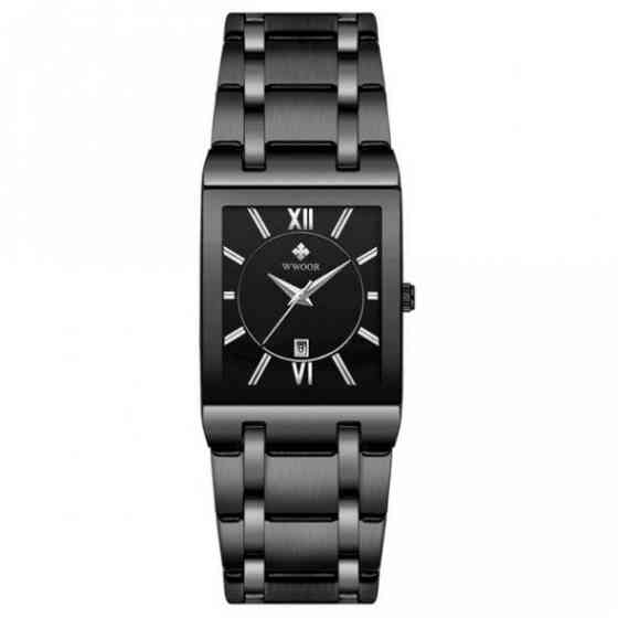 Классические водостойкие кварцевые часы Wwor Chain black Винница