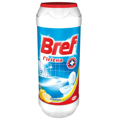 Порошок для чищення ванн Bref Гігієна Лимон 500 г (9000100245845) Вінниця - фото 1