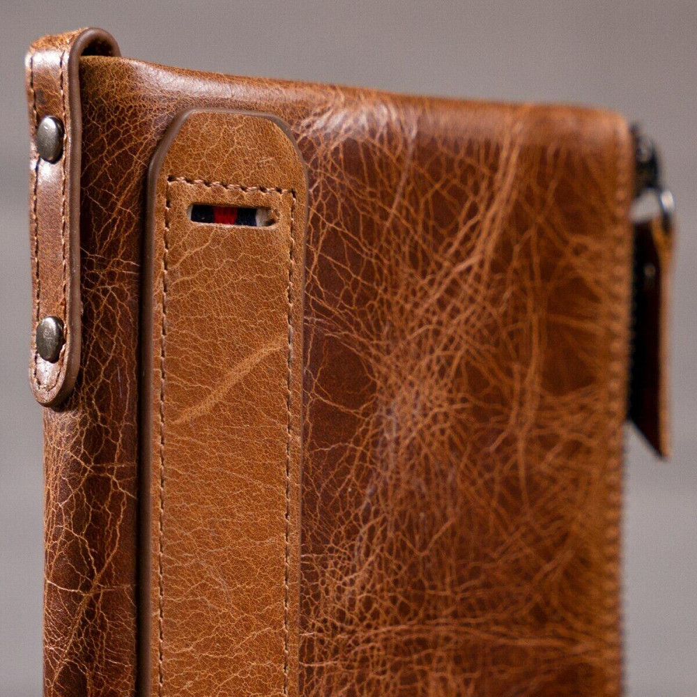 Кошелек мужской Vintage 14684 Cветло-коричневый Киев - изображение 3