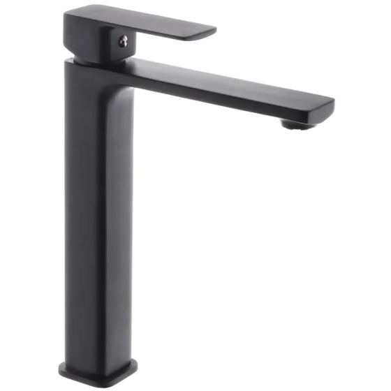 Черный смеситель для умывальника Haiba Kubus 001 HB3929 Харьков