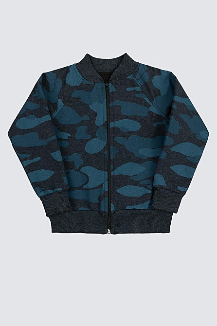 Бомбер дитячий, камуфляж темно-синій топ Крохатушка одяг Київ - фото 4