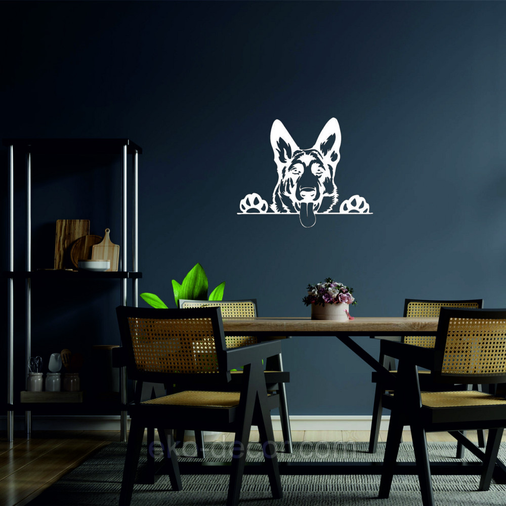 Декоративне настінне Панно «Вівчарка», Декор на стіну 110*88 см, Білий Київ - фото 5