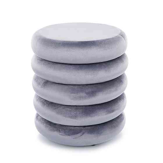 Пуф CALVI VELVET сірий TAP.252 Київ