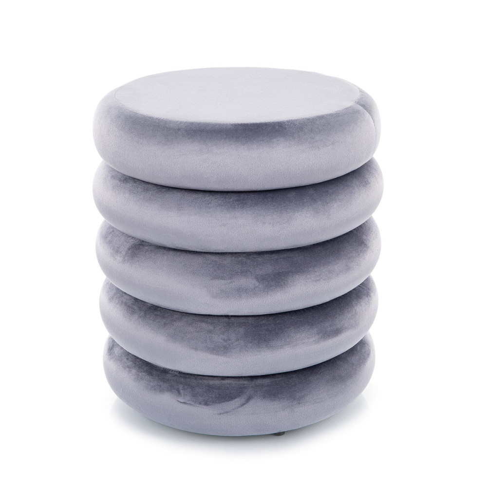 Пуф CALVI VELVET сірий TAP.252 Киев - изображение 2