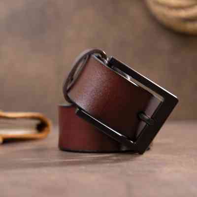 Ремень Vintage Мужской Коричневый (20380) Винница