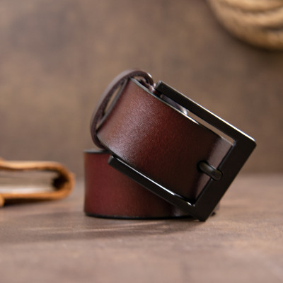 Ремень Vintage Мужской Коричневый (20380) Винница - изображение 5