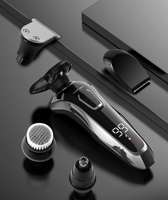 Стайлер бритва Lkelec 1280S (5 насадок) Винница - изображение 4