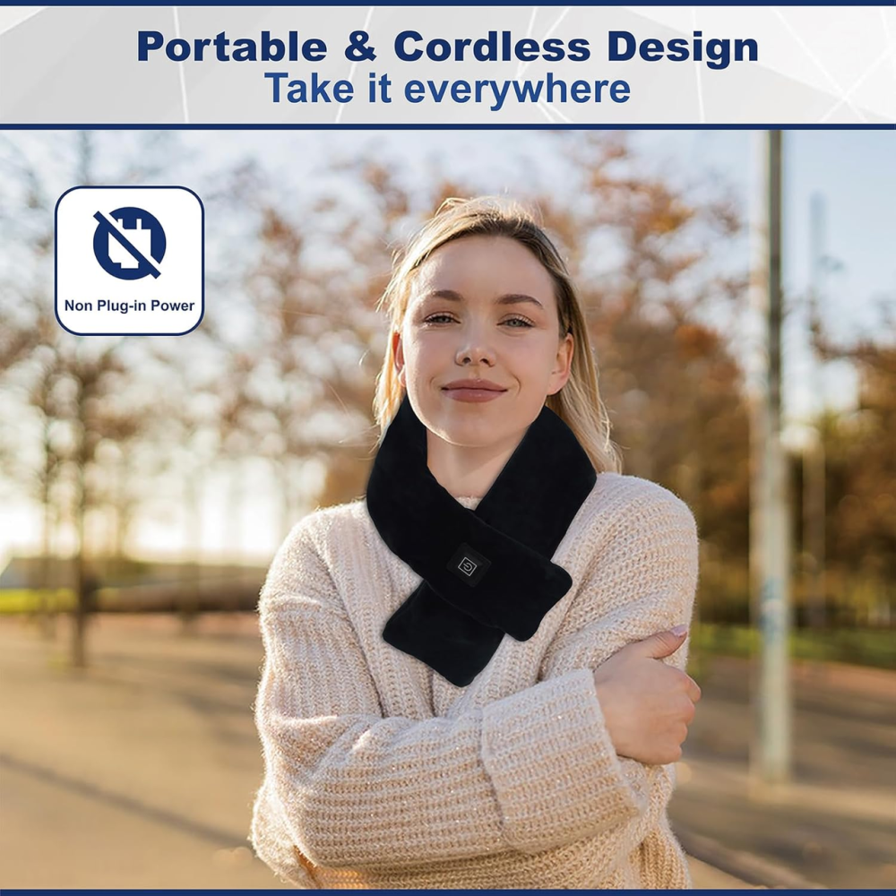 Шарф с подогревом Graphene Heated Scarf Теплый шарф с перезаряжаемым аккумулятором 5000 мА*ч Киев - изображение 7