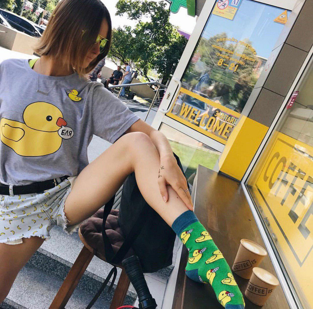 Чоловіча/жіноча футболка з качкою Б*я Чернівці - фото 2