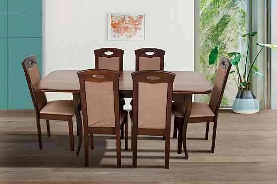 Стіл обідній Мартін (1300+400)*780, горіх темн. Київ