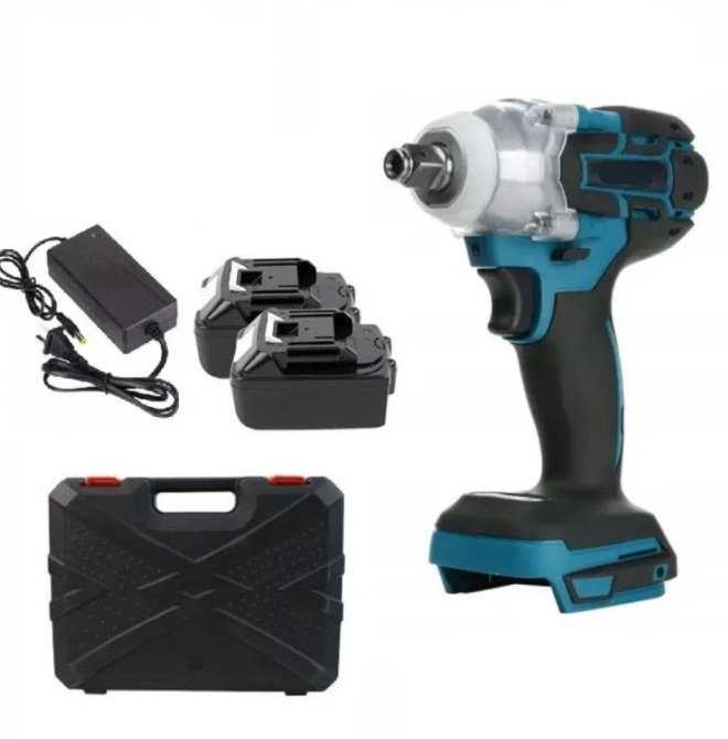 Акумуляторний гайковерт DOMOTEC 48V, 2 АКБ, ударний, із зарядним пристроєм та кейсом Одеса - фото 1