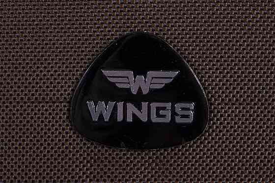 Валіза тканинна WINGS 1708 велика 75 см коричнева з усмішкою 4 колеса Київ