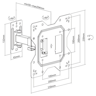 Кронштейн ITech LCD522B Вінниця - фото 5