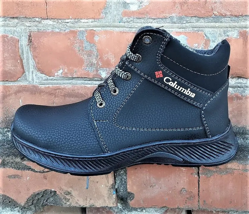 Черевики Зимові Чоловічі Кросівки на Хутрі Чорні Зима Хух (розміри: 40,41) Відеовідвідвід Дніпро - фото 9