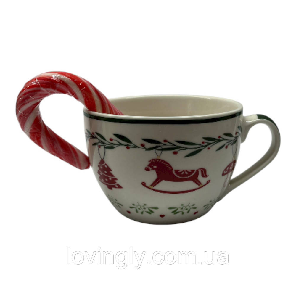 Новорічний подарунок для родини або пари — чашки, свічки, чай, мед, будиночок з підсвіткою Ірпінь - фото 9