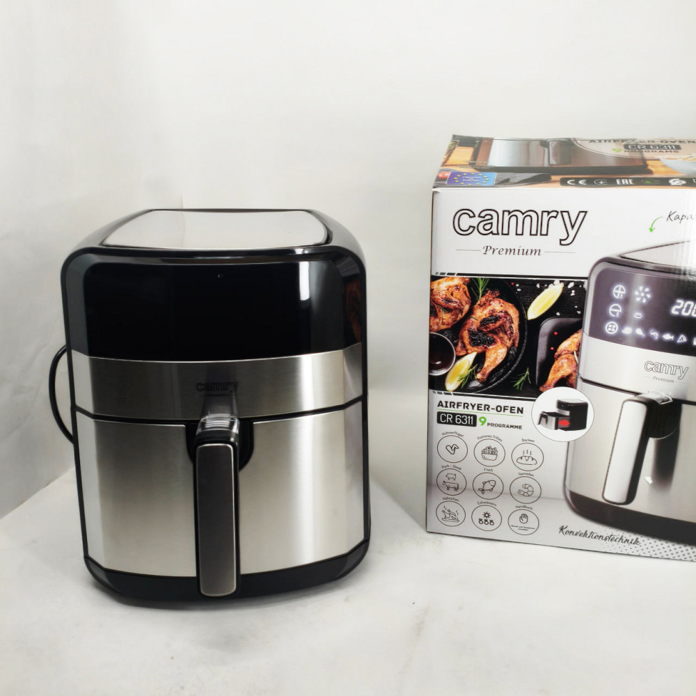 Мультипіч з автовідключенням Сamry СR-6311 5л 2500Вт, Потужна фритюрниця аерогриль JL-48 Львів - фото 14