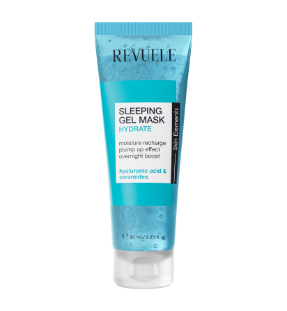 Маска для лица Увлажняющая ночная Голубая Sleeping Gel Mask Revuele 80 мл Киев