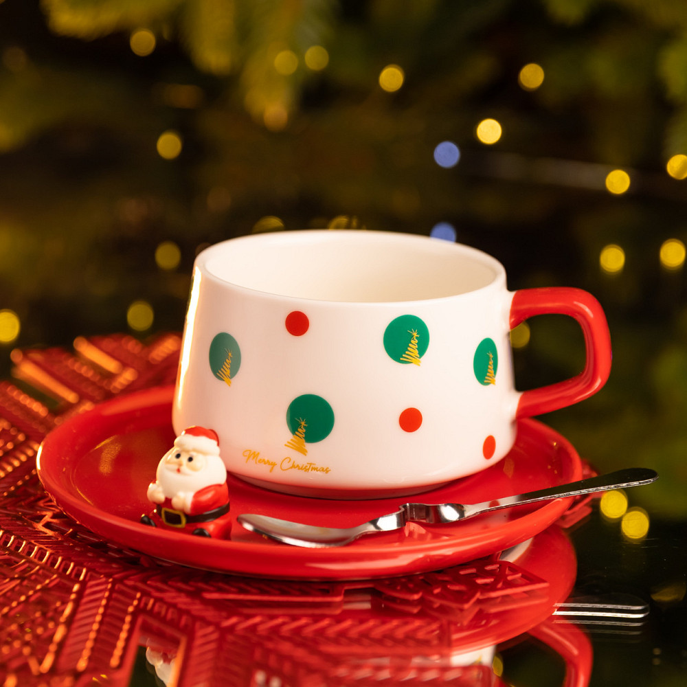 Фарфоровий набір "Святкове ранок" 250 мл Київ - фото 1