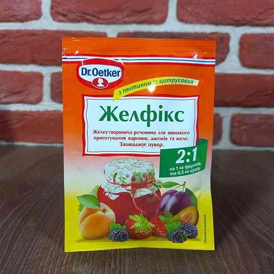 Желфікс 2:1 Dr. Oetker 25 г - пектиновий загусник для варення, джему та желе. Харків