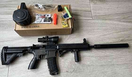 Автомат на орбизах М4А1, гель бластер на орбизах , детский автомат. Харків