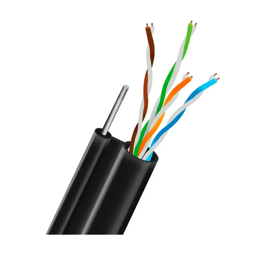 Кабель вита пара UTP CAT5E CCA 0.51mm LDPE Outdoor + дріт Trinix 305m (33-00189) Київ - фото 2