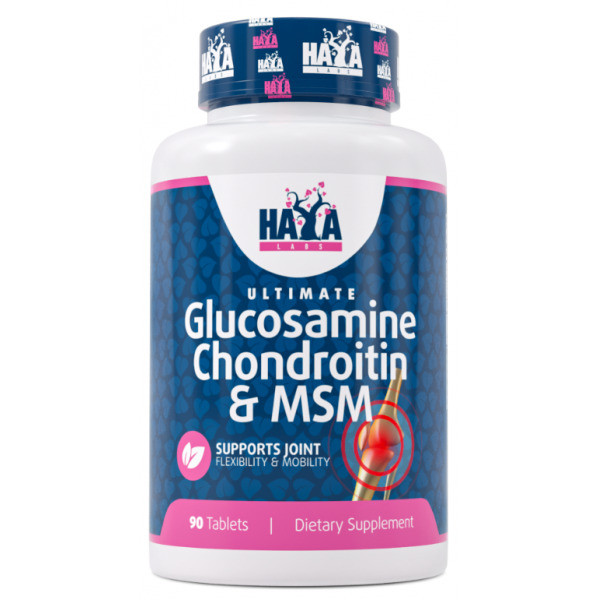 Хондропротектор Haya Labs Ultimate Glucosamine Chondroitin &amp; MSM Complex 90 Tabs Луцк - изображение 1