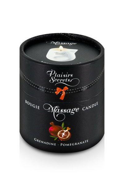 Массажная свеча Plaisirs Secrets Pomegranate (80 мл) подарочная упаковка, керамический сосуд Sex Aura Киев - изображение 3