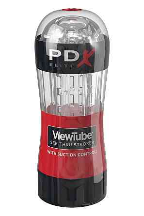 Мастурбатор Pipedream PDX Elite Viewtube See-Thru Stroker прозрачный, 18.5 см Sex Aura Киев