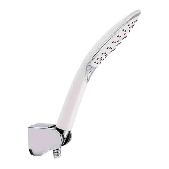 Змішувач для ванни Qtap Grand WCR 005 з душовим гарнітуром, білий / хром Київ