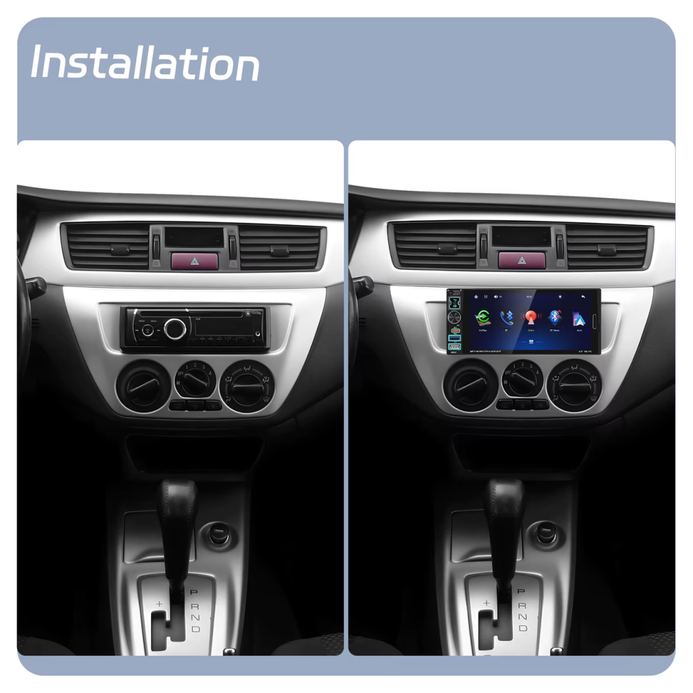Автомагнитола 1DIN 6,9