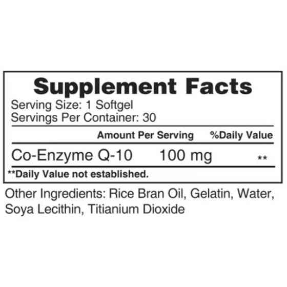 Вітаміни Earths Creation Co-Q 10 100 mg 30soft Луцьк