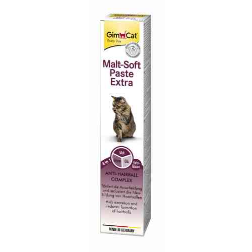 Паста GimCat Every Day Malt-Soft Paste Extra для котів для виведення шерсті зі шлунку 50 г Київ
