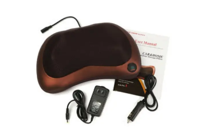 Массажер Car and Home Massage Pillow №8028 для снятия спазмов и боли в спине, комфорт и расслабление Киев - изображение 9
