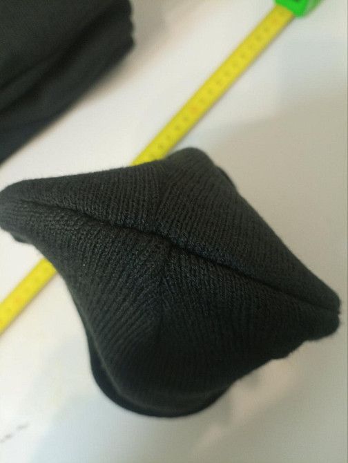 Шапка трикотажна акрилова чорна "ArtMas" Київ - фото 3