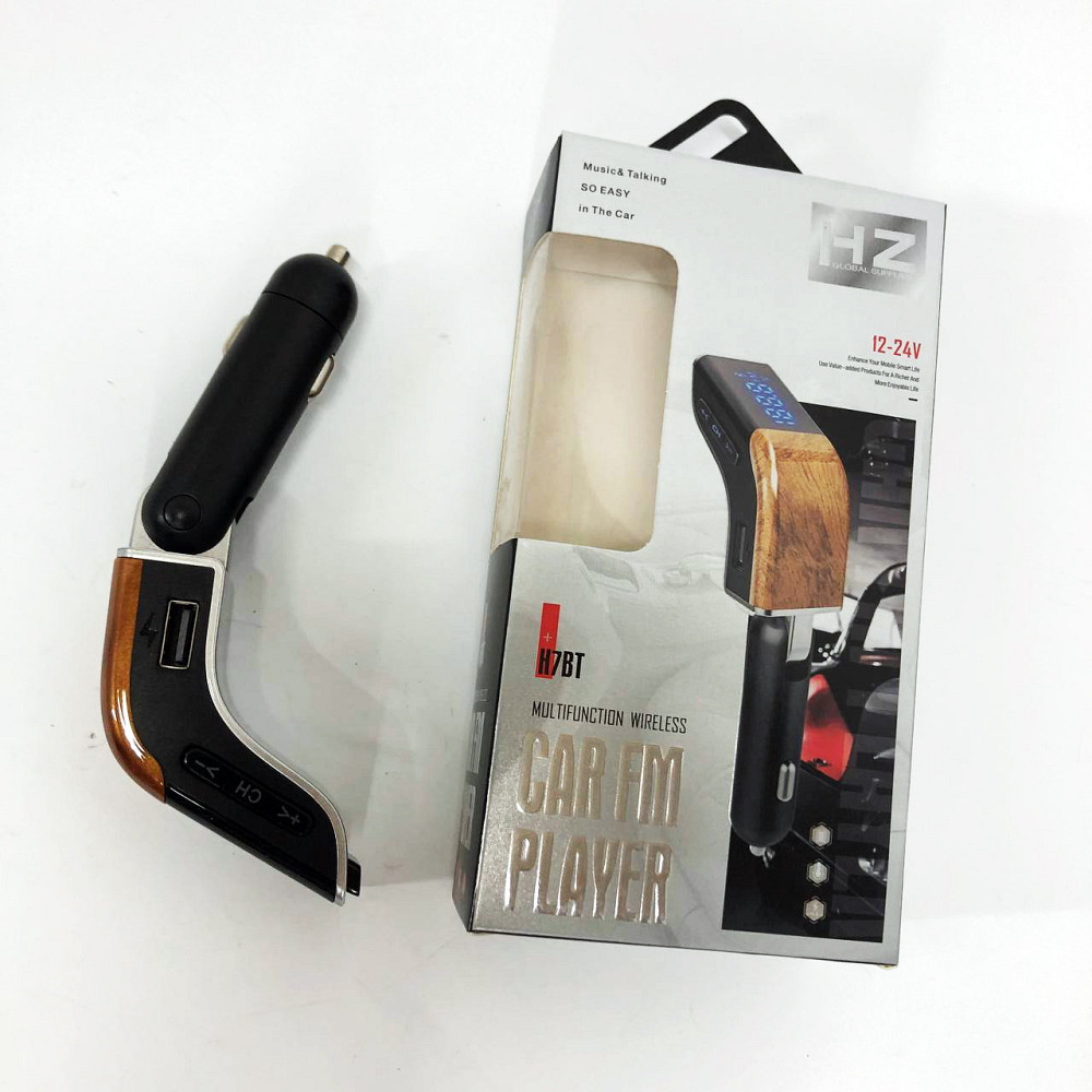 FM модулятор з bluetooth H7 BT, Mp3 bluetooth usb fm модуль, Bluetooth пристрої AV-334 fm модулятори Київ - фото 4