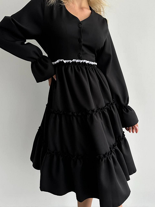 Женская базовая приталенная костюмный креп Одесса - изображение 7