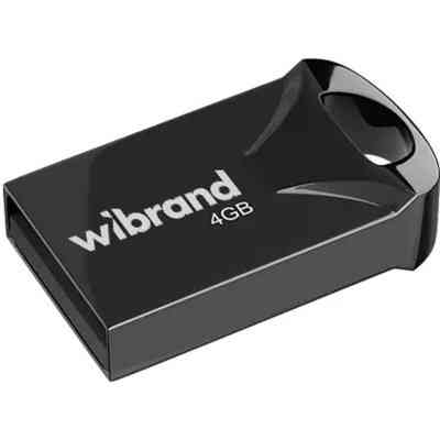 USB флеш накопитель Wibrand 4GB Hawk Black USB 2.0 (WI2.0/HA4M1B) Винница