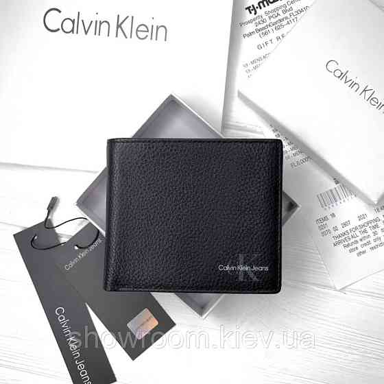 Мужской кожанный кошелек Calvin Klein (CK) (8875-1) Киев
