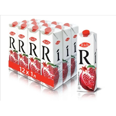 Сок Rich Гранатовый нектар осветленный 1 л (4820039352743) Винница - изображение 3