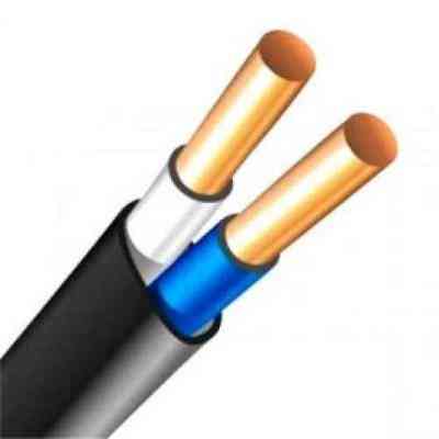 Кабель силовой ЗЗКМ 2х1.5 кв.мм негорючий, плоский, 100м (ВВГнг-П 2x1,5 ECG / 707260) Винница