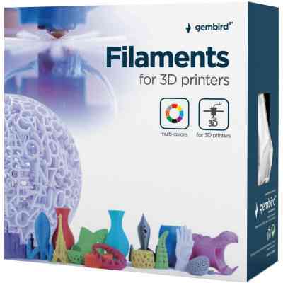 Пластик для 3D-принтера Gembird ABS, 1.75 мм, 1kg, white (3DP-ABS1.75-01-W) Вінниця