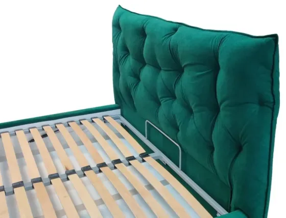 Кровать BNB Mayflower Premium 90 х 200 см Simple С дополнительной металлической цельносварной рамой Зеленый Киев